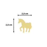 Vaessen Creative • figuurpons eenhoorn medium 2x2cm - thumbnail