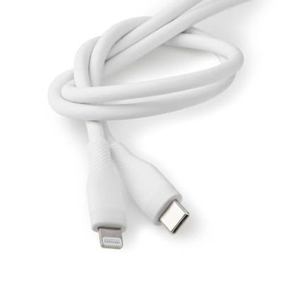Nedis Lightning Kabel | USB 2.0 | Apple Lightning 8-Pins | USB-C Male | 480 Mbps | Vernikkeld | 1.50 m | Rond | Silicone | Wit | Doos - CCGB39800WT15