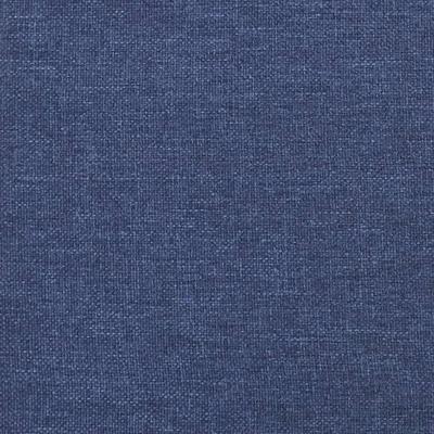 Hoofdbord met randen 163x16x78/88 cm stof blauw - thumbnail