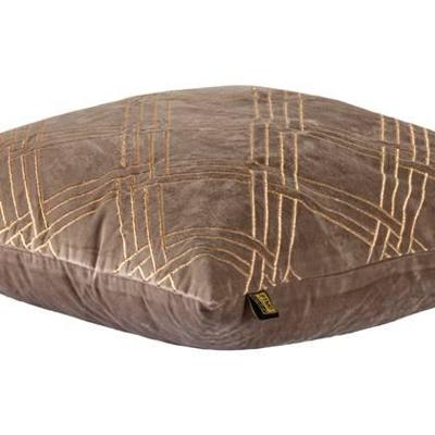 PTMD kussen cerine bruin 60 x 60 cm | 4 stuks