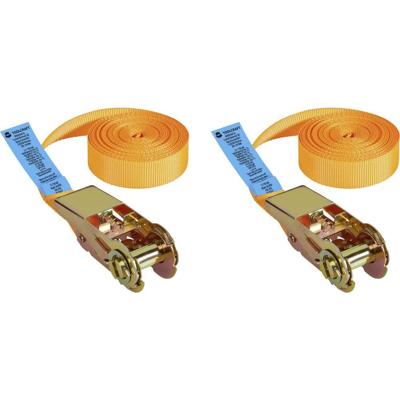 TOOLCRAFT TO-10246098 Trekkracht (lc) vastbinden (enkel/direct)=350 daN (l x b) 6 m x 25 mm Ratelinrichting EN 12195-2