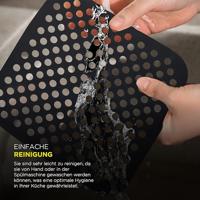 Bakplaat Masterpro bgmp-7701 Zwart Siliconen 19 x 19 cm (2 Stuks) - thumbnail