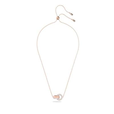 Swarovski 5636496 Ketting Hollow rosekleurig-wit 38-75 cm