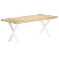 vidaXL Eettafel 180x90x76 cm massief mangohout - thumbnail