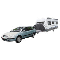 Proplus fietsbeschermhoes - donkergrijs, waterafstotend, 162x53x100 cm - thumbnail