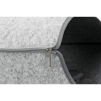 TRIXIE RELAX-IGLO LUNA VILT LICHTGRIJS 58X58X20 CM - thumbnail