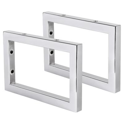 Ophangbeugel Differnz 2x23x15 cm Chroom (per 2 stuks) Ophangbeugel Differnz 2x23x15 cm Chroom (per 2 stuks)