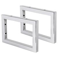 Ophangbeugel Differnz 2x23x15 cm Chroom Differnz - thumbnail