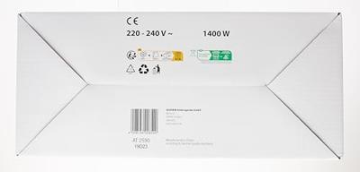 Severin AT2590 Long-Slot Broodrooster 1400W RVS/Zwart Severin AT2590 Long-Slot Broodrooster 1400W RVS/Zwart