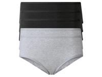 esmara 5 dames hipsters (Zwart/grijs, XS (32/34)) - thumbnail