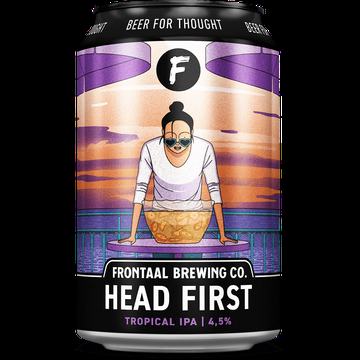 Frontaal Head First Tropical IPA 330ML bij Jumbo