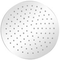 VidaXL Regendouchekop rond 25 cm roestvrij staal - thumbnail