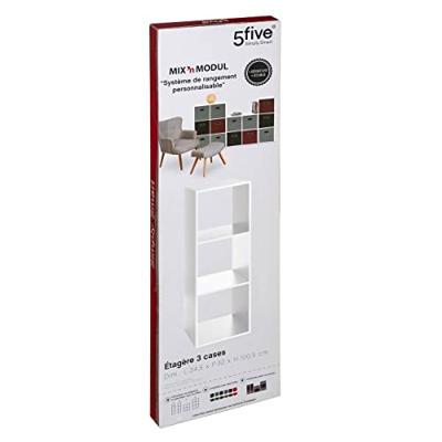 Planken 5five Simply Smart Wit Hout 34,4 x 32 x 100,5 cm