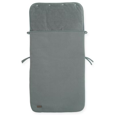 Jollein Voetenzak Brick fluweel stormgrijs