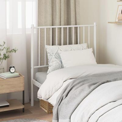 Hoofdbord metaal wit 80 cm