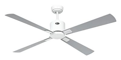CasaFan ECO NEO III 132 WE-WE/LG WiFi Flügel Weiß/Lichtgrau Plafondventilator 27 W (Ø x h) 132 cm x 360 mm Wit Met afstandsbediening, Timer, Met wintermodus,