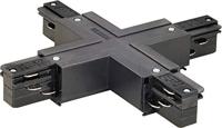 Eutrac 145690 230V-railsysteemcomponenten X-verbinder SLV Zwart - thumbnail