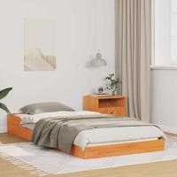Bedframe Wasbruin 100 x 220 cm Massief grenenhout - thumbnail