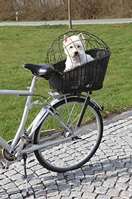 TRIXIE FIETSMAND MET DRAADKOEPEL ACHTEROP ZWART 35X49X55 CM - thumbnail