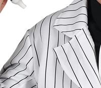 Gangster Krijtpak Heren Budget Wit - thumbnail