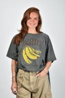 Ganni t-shirt A1050047 volcanic ash - thumbnail