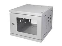 LogiLink W06Z33G 10inch-wandkast 4 HE Grijs - thumbnail