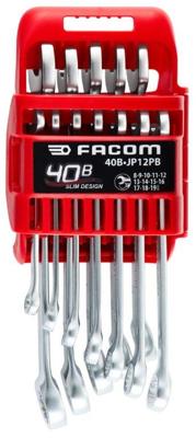 Facom start set ringsteeksleutels 40b houder 12-delig - 40B.JP12PB
