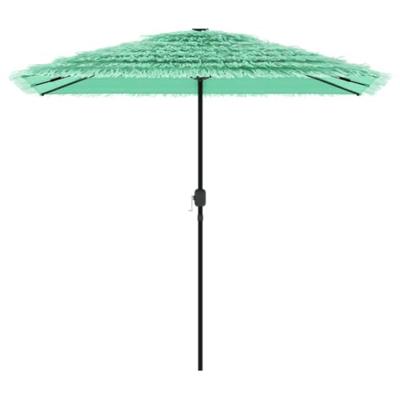 Parasol met stalen paal 248x248x248 cm groen