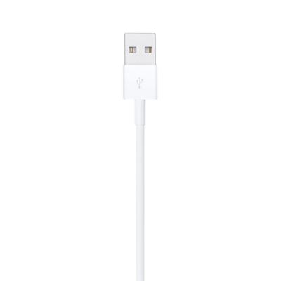 Kabel USB naar Lightning Apple MXLY2ZM/A Wit Zwart 1 m - thumbnail