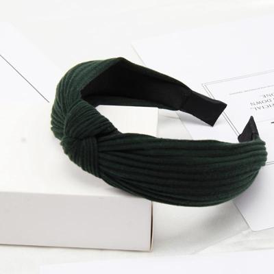 Zachte geknoopte hoofdband Hairband Lady Bow haar hoepel haaraccessoires (groen) Zachte geknoopte hoofdband Hairband Lady Bow haar hoepel haaraccessoires (groen)