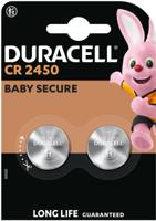 Duracell knoopcel CR2450, blister van 2 stuks - thumbnail