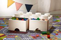 Room Copenhagen LEGO Brick Drawer 8 Wit opbergdoos - thumbnail