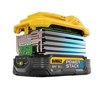 DeWALT DCB1104H2 Starterset 2x Accu 5.0Ah POWERSTACK 18V XR + Multilader DCB1104 - thumbnail