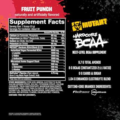 Hardcore BCAA 30servings Fruit Punch Hardcore BCAA 30servings Fruit Punch