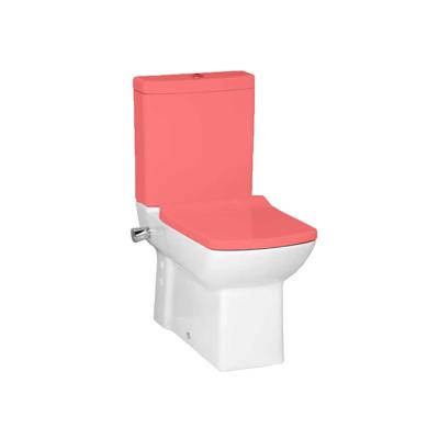 Toiletpot Staand BWS Lara Met Bidet Met Kraan Achter Onder Aansluiting Wit