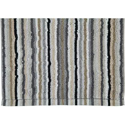 Cawö Cawo Lifestyle Streifen Badlaken 7048 Kiezelsteen-37 70x140