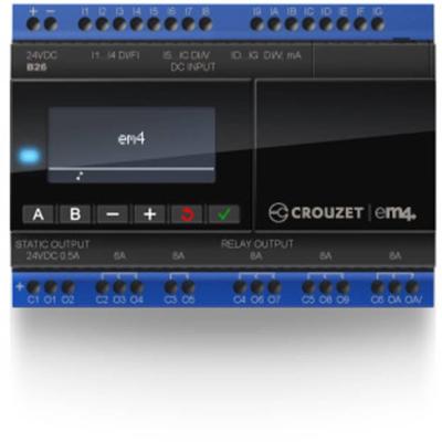 Crouzet 88981103 EM4 local PLC-aansturingsmodule 24 V/DC Crouzet 88981103 EM4 local PLC-aansturingsmodule 24 V/DC