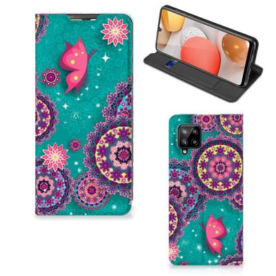 Samsung Galaxy A42 | Bookcase | Cirkels en Vlinders