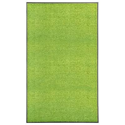 VidaXL Deurmat wasbaar 90x150 cm groen