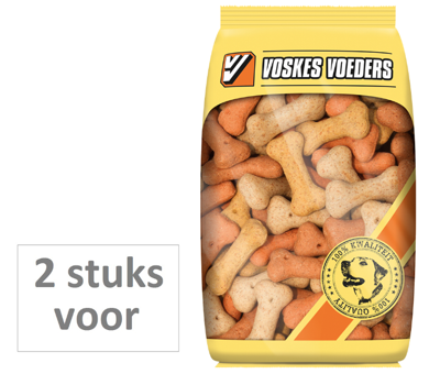 2 stuks! hondenvoer kluifjes 4 mix - Voskes