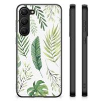 Samsung Galaxy S23 Plus Bloemen Hoesje Leaves - thumbnail