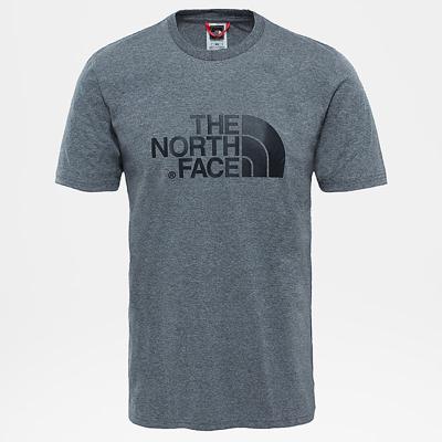 The North Face S/S Easy T-Shirt Heren TNFmediumgreyheather(Std) S