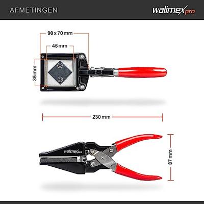 Walimex PS 35x45 mm paspoortstans, rood