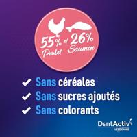 DentActiv - 10 Sticks - VETOCANIS - Zalm Mondhygiëne voor Katten - thumbnail