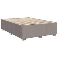 Boxspring met matras stof taupe 180x200 cm - thumbnail