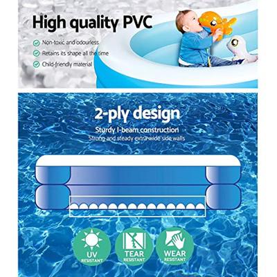 Bestway familiezwembad big lagoon 262x157x46 cm - thumbnail