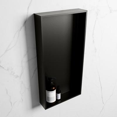 MONDIAZ EASY Nis 59,5x29,5cm in solid surface kleur Urban | Urban. 1 vak geschikt voor in- of opbouw MONDIAZ EASY Nis 59,5x29,5cm in solid surface kleur Urban | Urban. 1 vak geschikt voor in- of opbouw