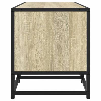 Tv-meubel 180x35x41 cm bewerkt hout sonoma eikenkleurig - thumbnail