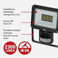 Brennenstuhl JARO 3060 P 1171250242 LED-buitenschijnwerper met bewegingsmelder Energielabel: D (A - G) 20 W Lichtkleur (naam): Daglichtwit - thumbnail