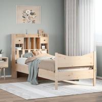 Bedframe zonder matras massief grenenhout 90x200 cm - thumbnail